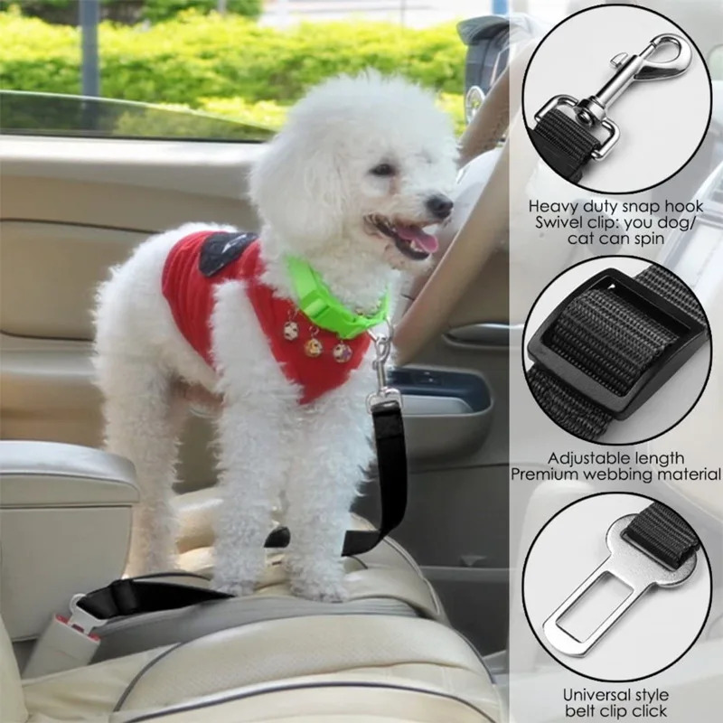 1/2/7Pcs Adjustable Pet Cat Do - огляд і ціна Swing Seat Belt
