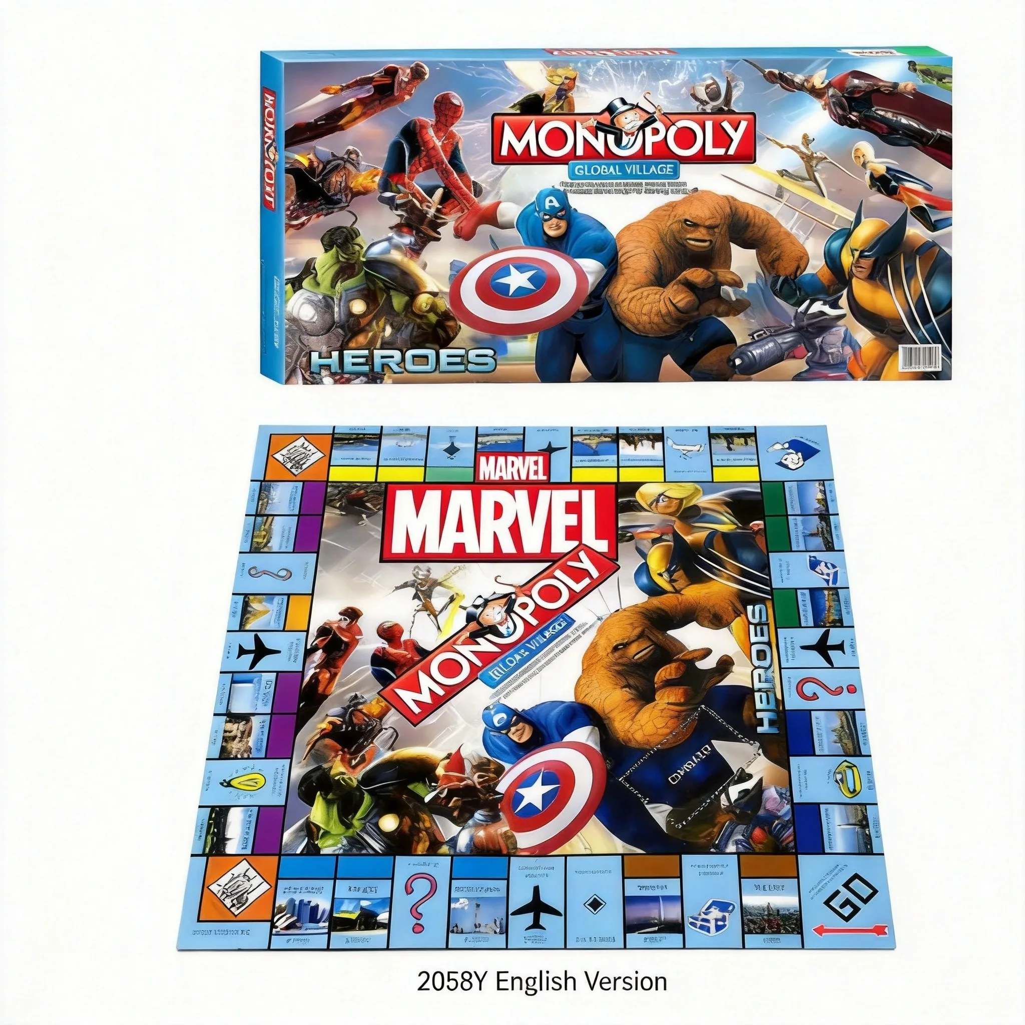 Marvel Heroes Monopoly Global  - огляд і ціна Hasbro Game Monopoly