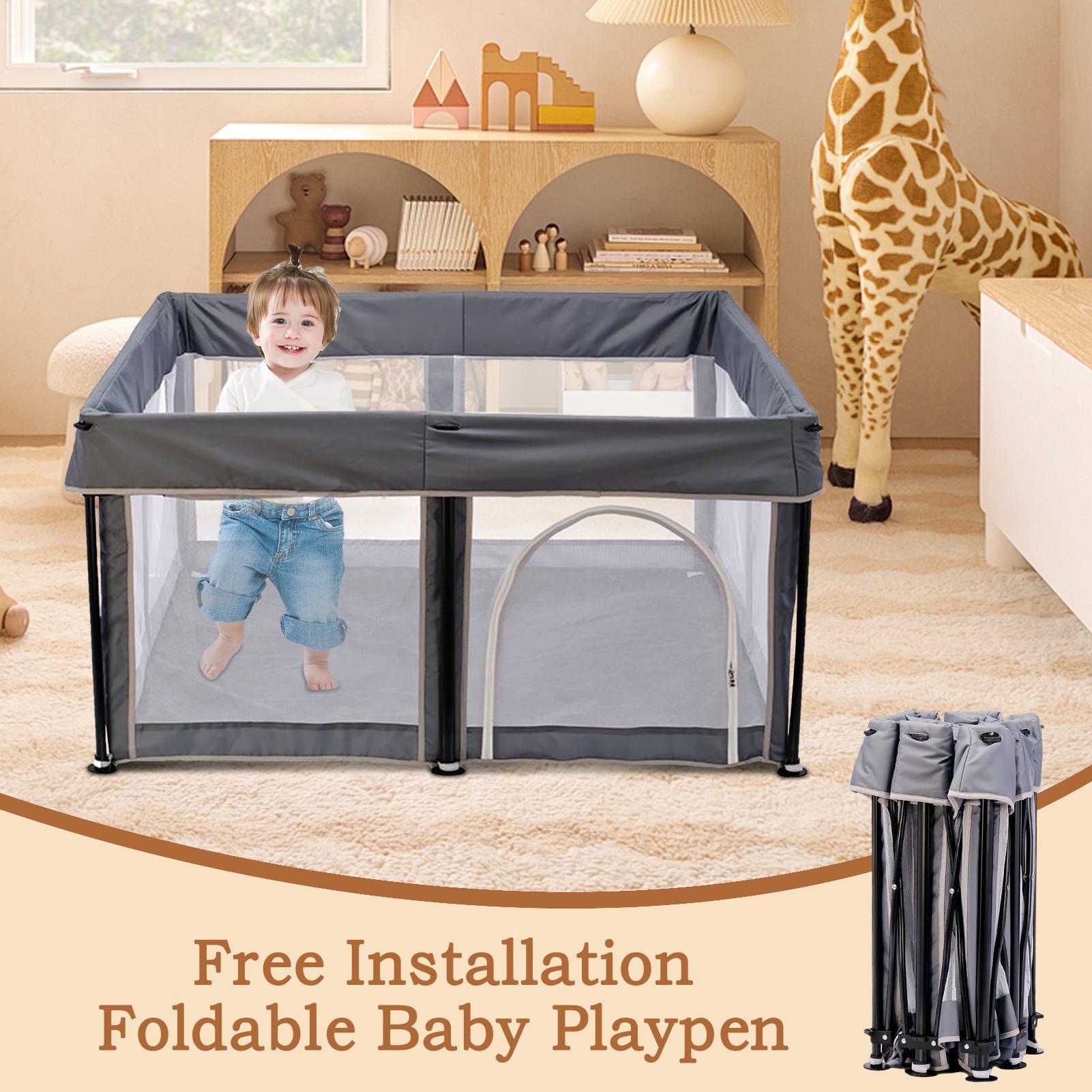 Portable Baby Playpen Indoor O - огляд і ціна Kids Outdoor Play Yard