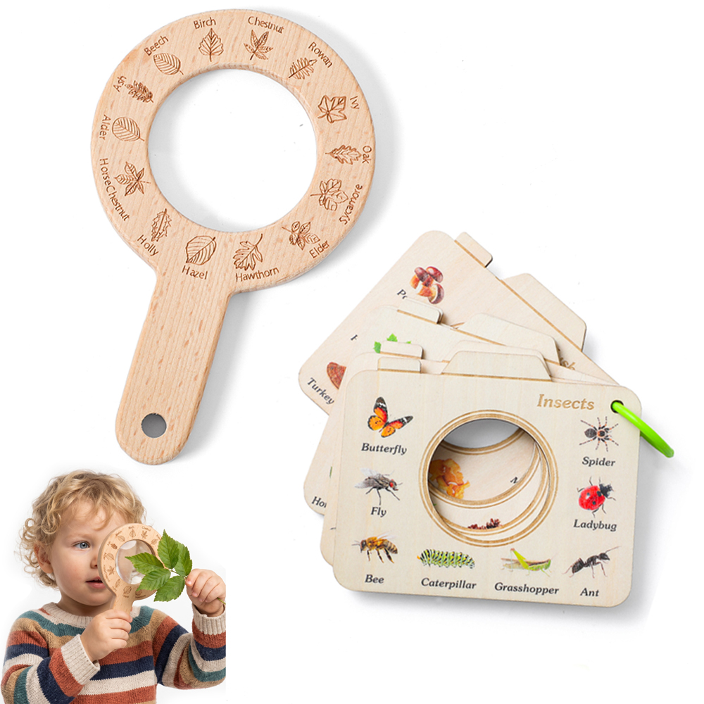 Wooden Magnifying Glass and Ca - огляд і ціна Kids Outdoor Kit