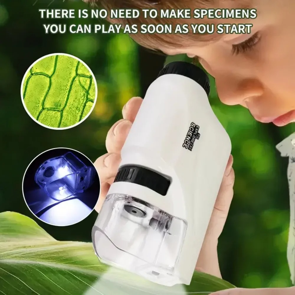 Handheld Pocket Microscope 60X - огляд і ціна Kids Outdoor Microscope