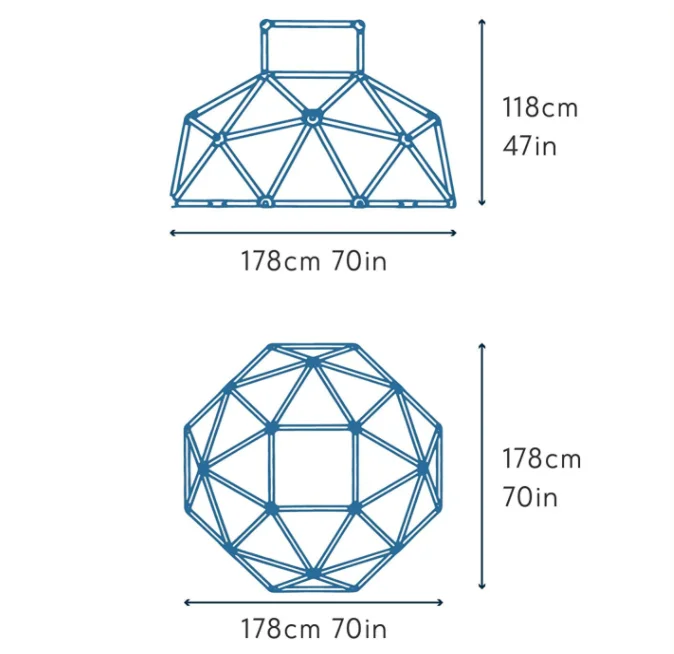 #For Active Outdoor Fun Jungle - огляд і ціна Kids Outdoor Jungle Gym Dome