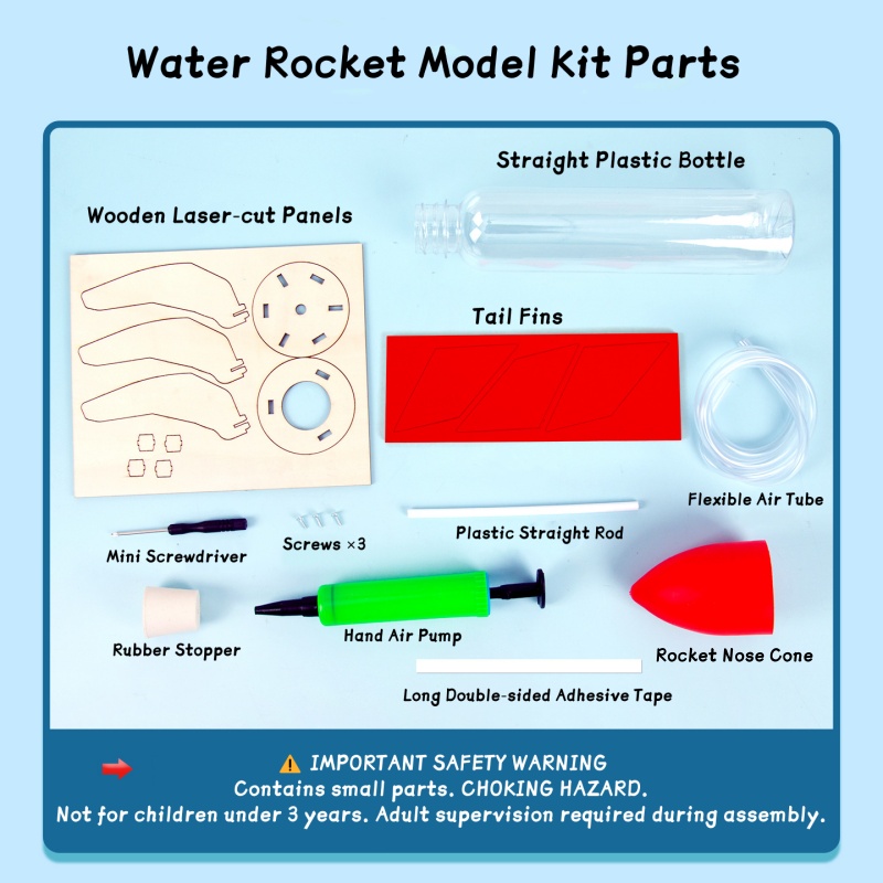STEAM DIY Rocket Sprinkler Sum - огляд і ціна Kids Outdoor Play Yard