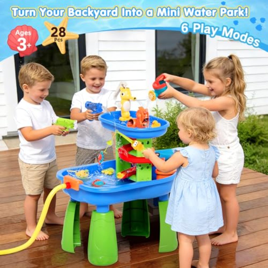 Outdoor water table for kids 3 - огляд і ціна Kids Outdoor Sensory Table