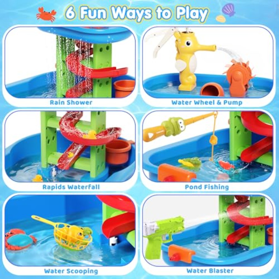 Outdoor water table for kids 3 - огляд і ціна Kids Outdoor Sensory Table