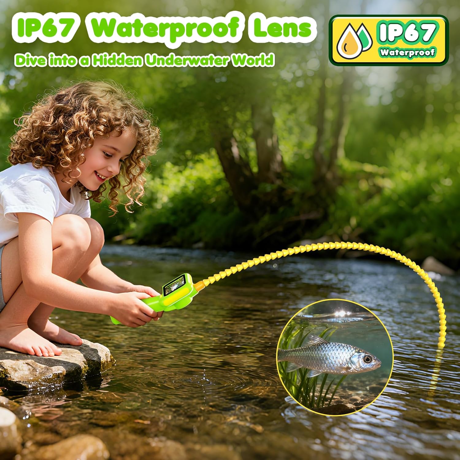 Endoscope for Kids, Borescope  - огляд і ціна Kids Outdoor Kit