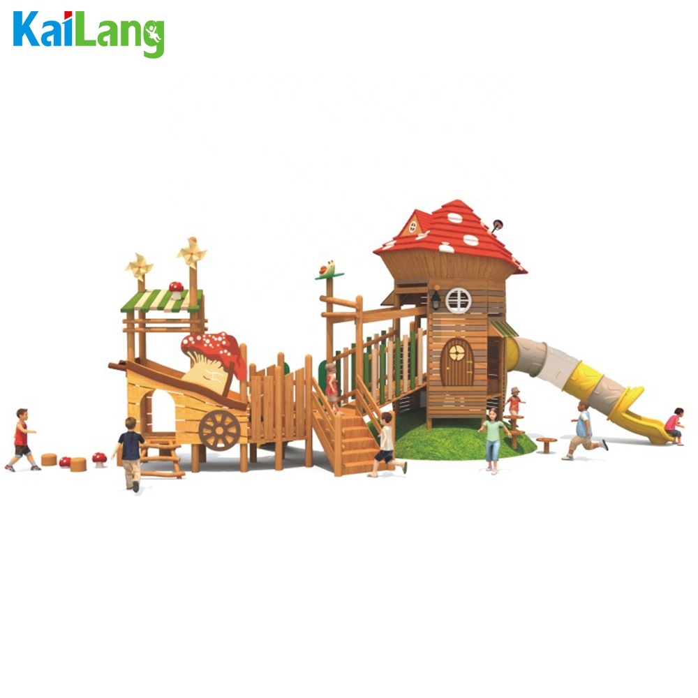 Forest Mushroom House Shape Wo - огляд і ціна Outdoor Children'S Park