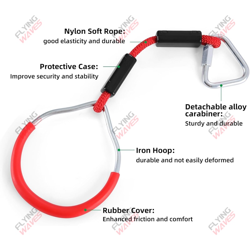Kids Hanging GYM Ring Swing Cl - огляд і ціна Kids Outdoor Ninja Course