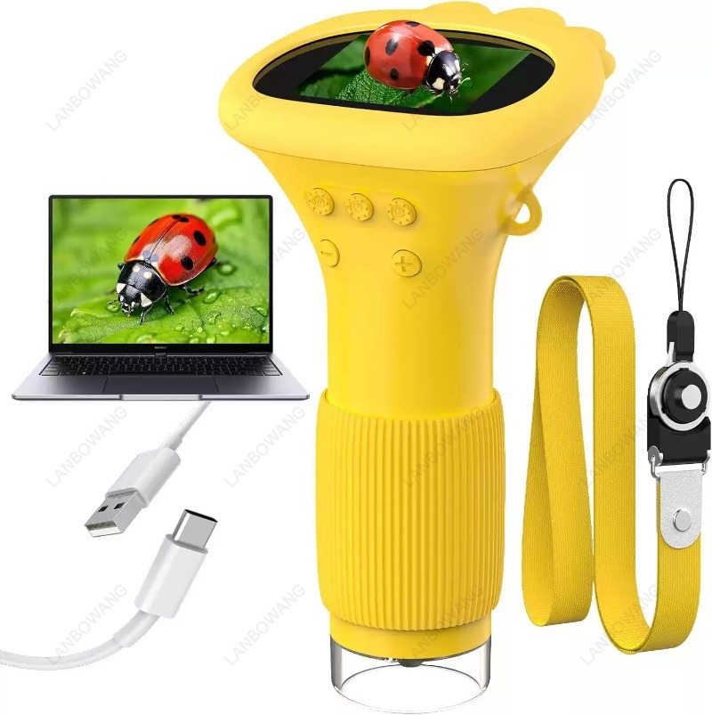 2 Inch IPS Kids Digital Micros - огляд і ціна Kids Outdoor Microscope