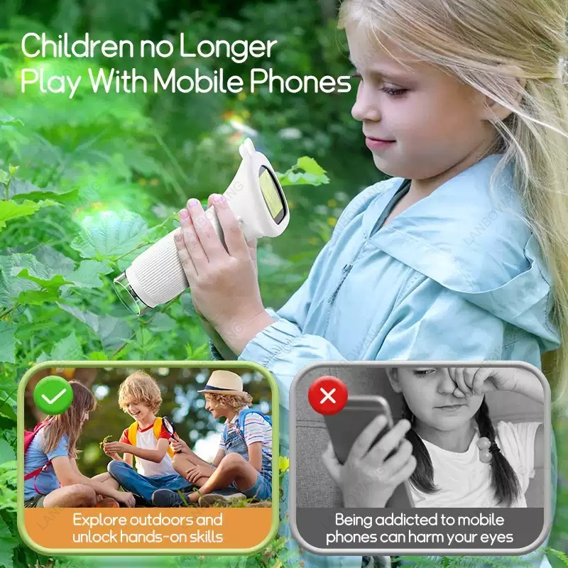 2 Inch IPS Kids Digital Micros - огляд і ціна Kids Outdoor Microscope