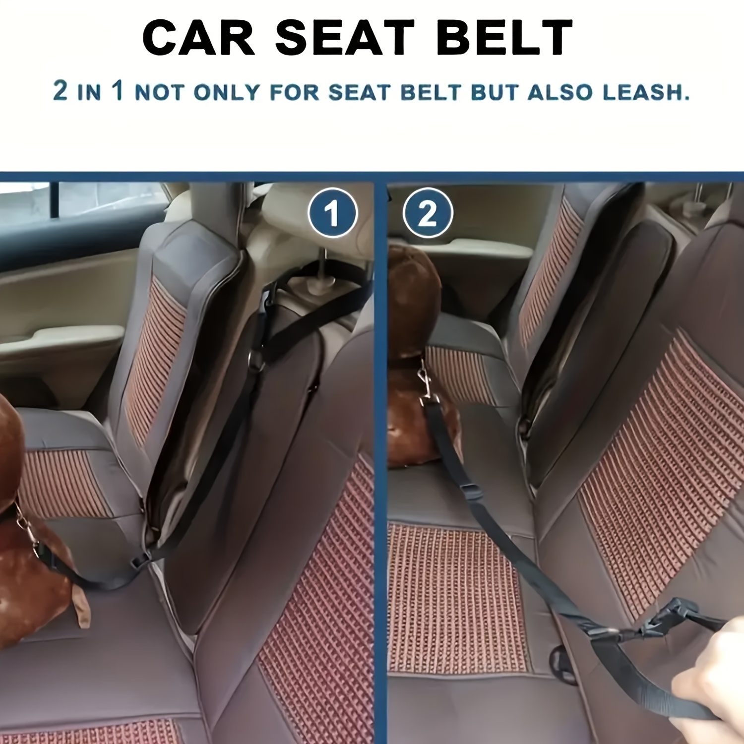 Solid Color Two-in-one Pet Car - огляд і ціна Swing Seat Belt