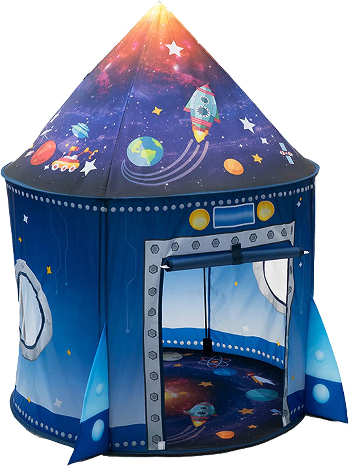 Rocket Ship Kids Tent Pop Up P - огляд і ціна Kids Outdoor Wendy House