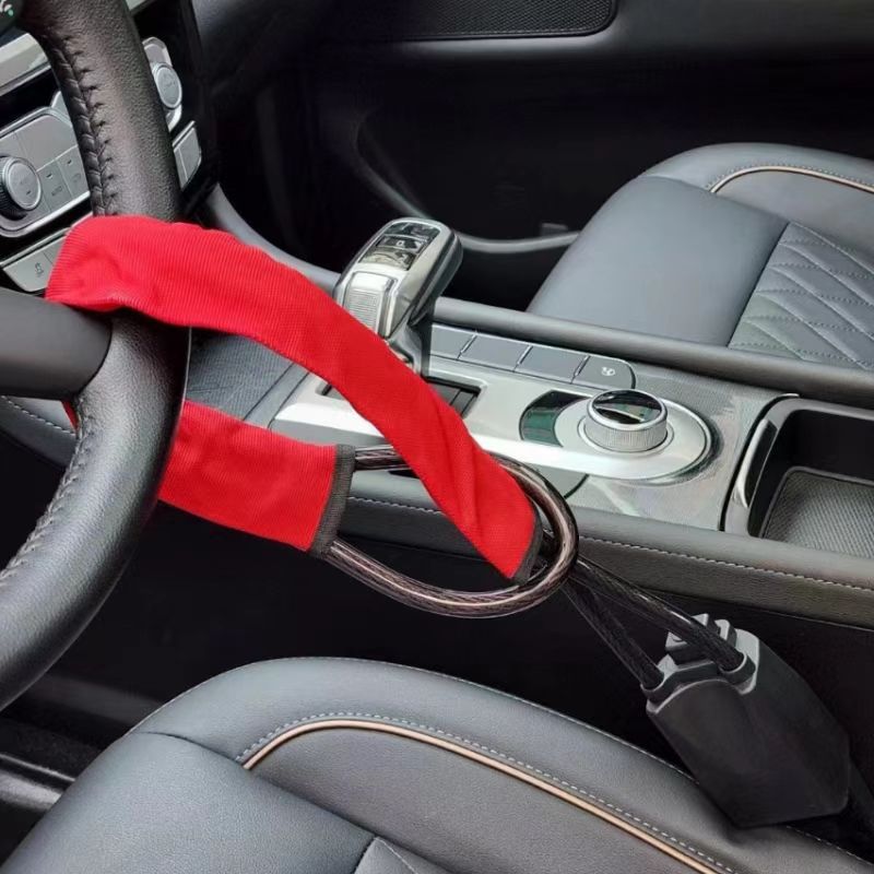 Car Steering Wheel Steel Lock  - огляд і ціна Swing Seat Belt