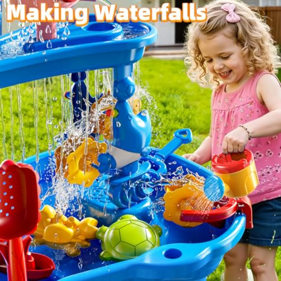 Outdoor 3-tier sensory play ta - огляд і ціна Kids Outdoor Sensory Table