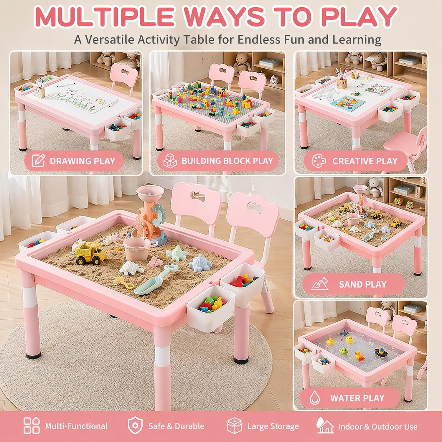 Kids Activity Table with Stora - огляд і ціна Kids Outdoor Activity Table