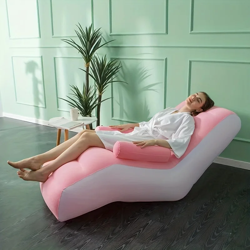 Inflatable Lazy Sofa Flocking  - огляд і ціна Kids Outdoor Lounge Furniture